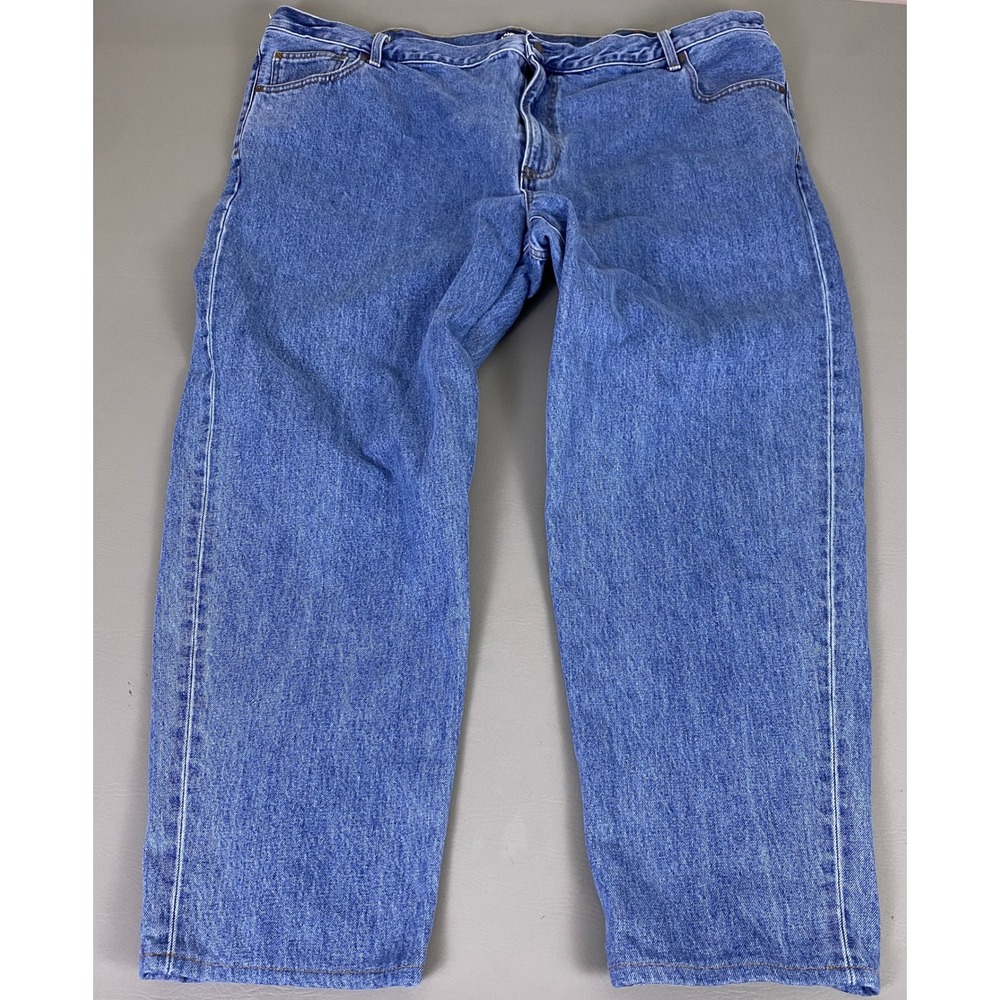 Lands End Square Rigger Jeans Men's 50/T Blue‎ Traditional Fit Straight Leg